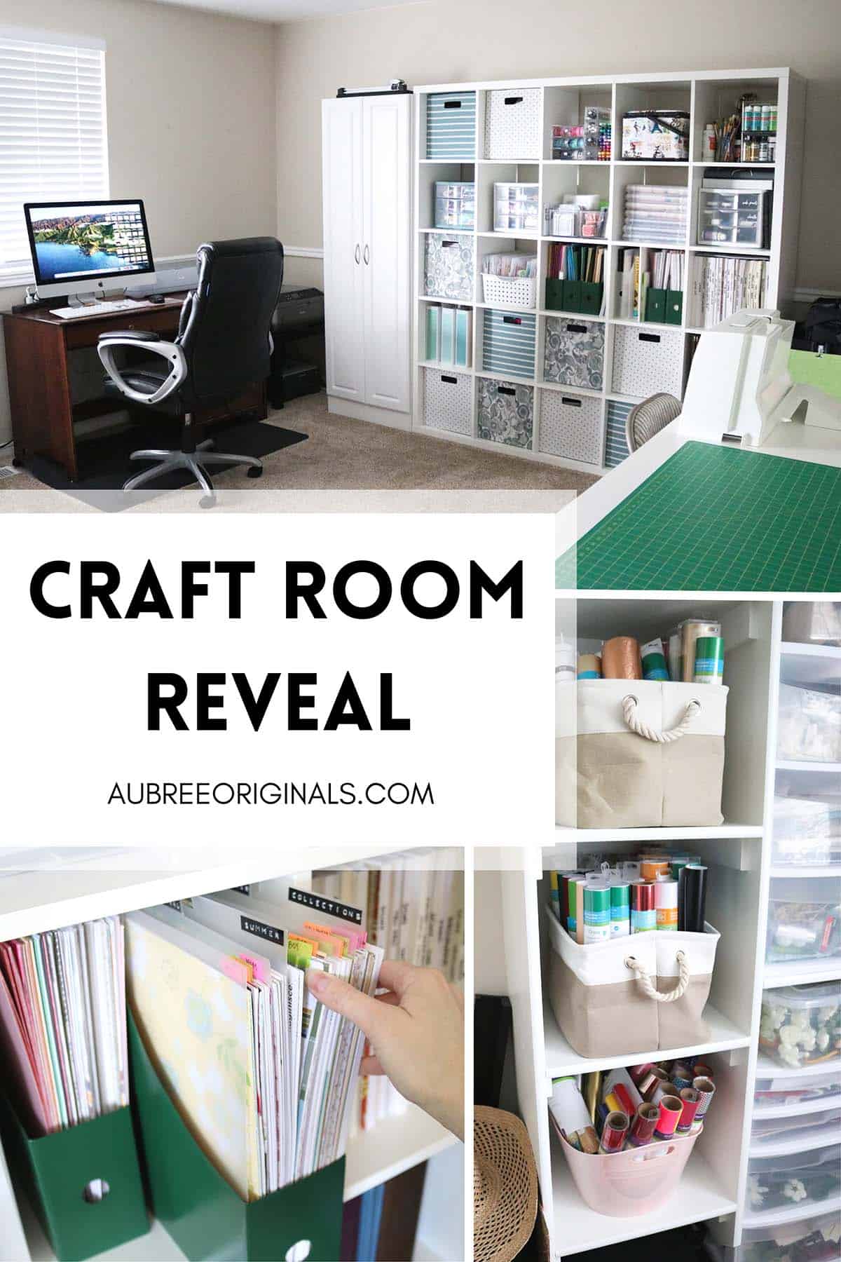 Craft Room Reveal and Organization Tips From My First Home - Aubree  Originals